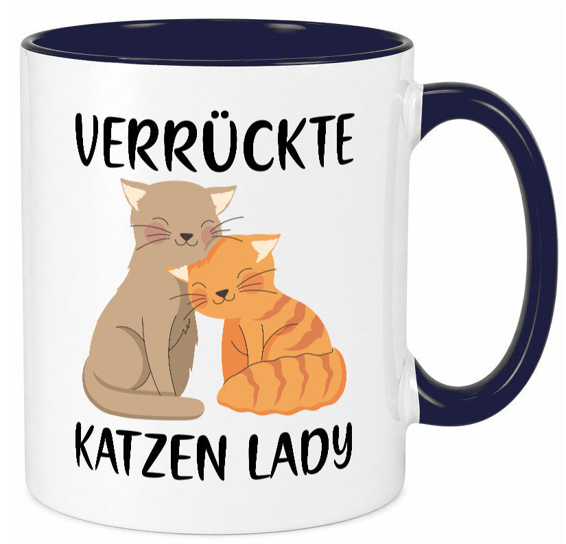 Verrückte Katzen Lady | Ich liebe Katzenliebhaber Geschenk Tierliebhaber Humor