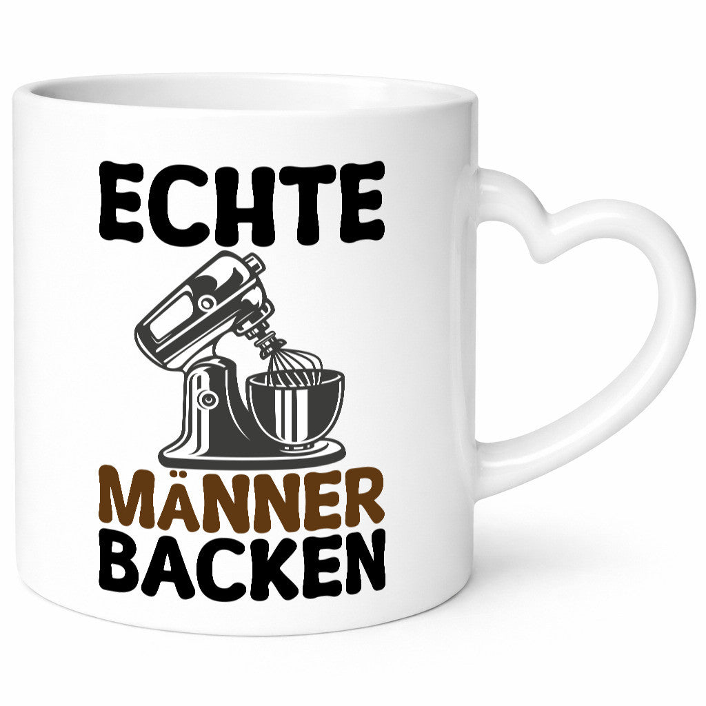 Echte Männer Backen | Bäcker Kuchen Geschenkidee Humor Tasse