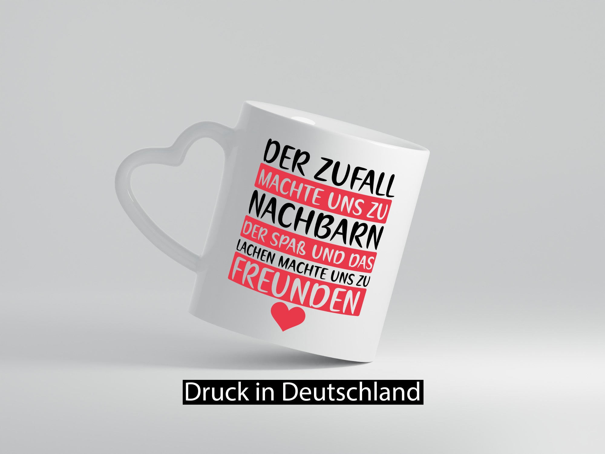 Zufall machte uns zu Nachbarn | Freunde Nachbarschaft Geschenk Humor
