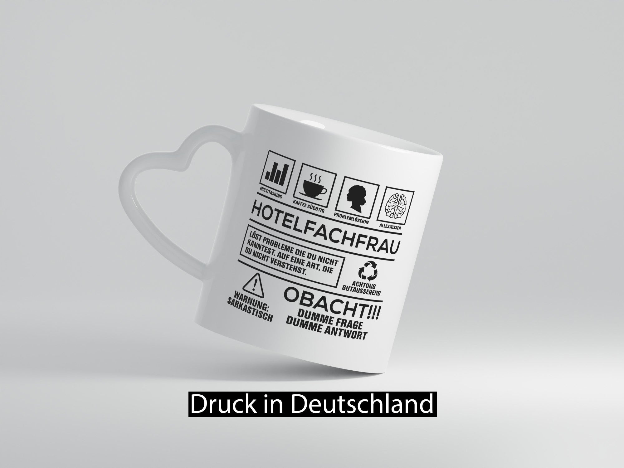 Achtung Probleme Hotelfachfrau | Hotel lustiger Spruch Geschenk Humor