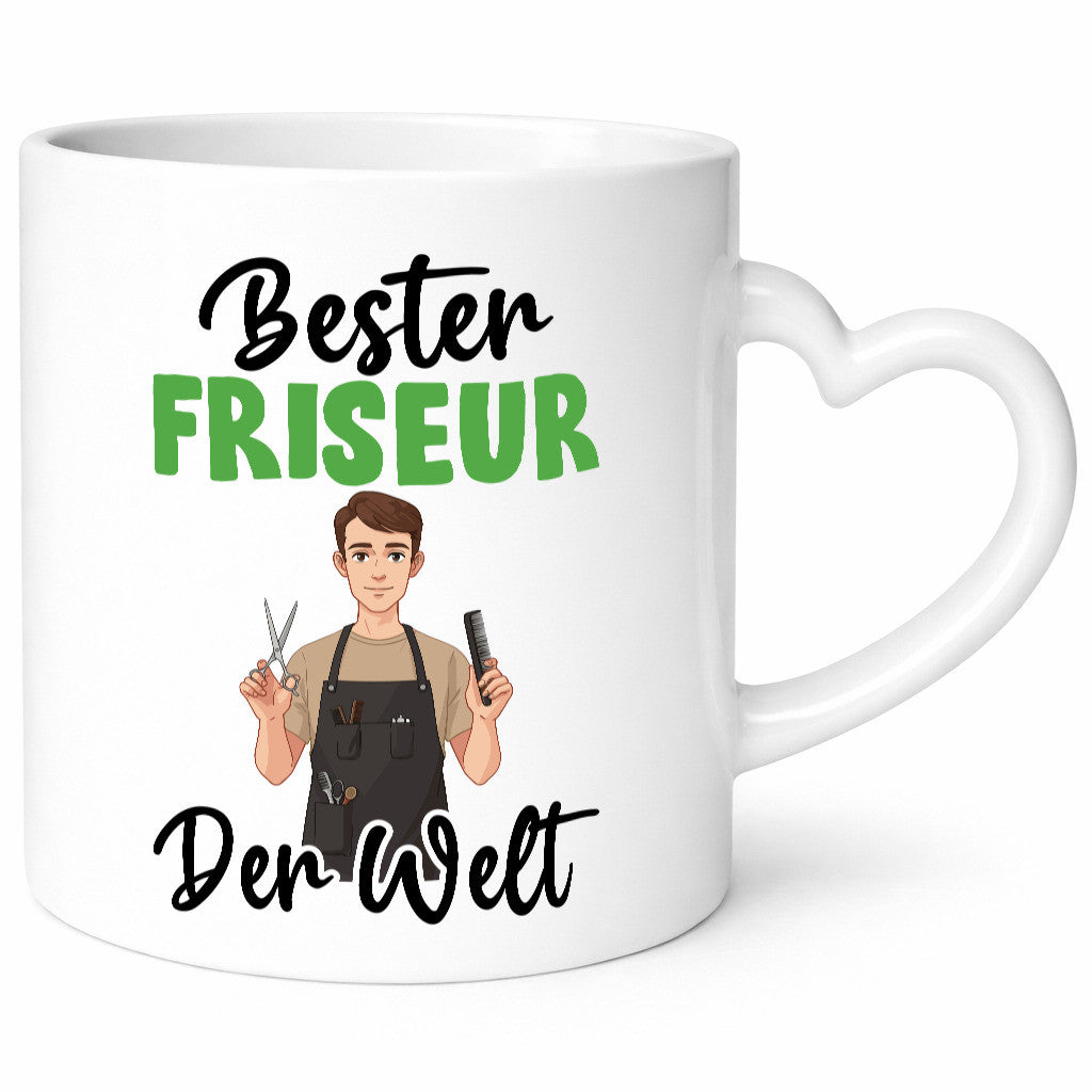 Bester Friseur | Frisuer lustiger Spruch Geschenk Humor Geschenkidee Tasse