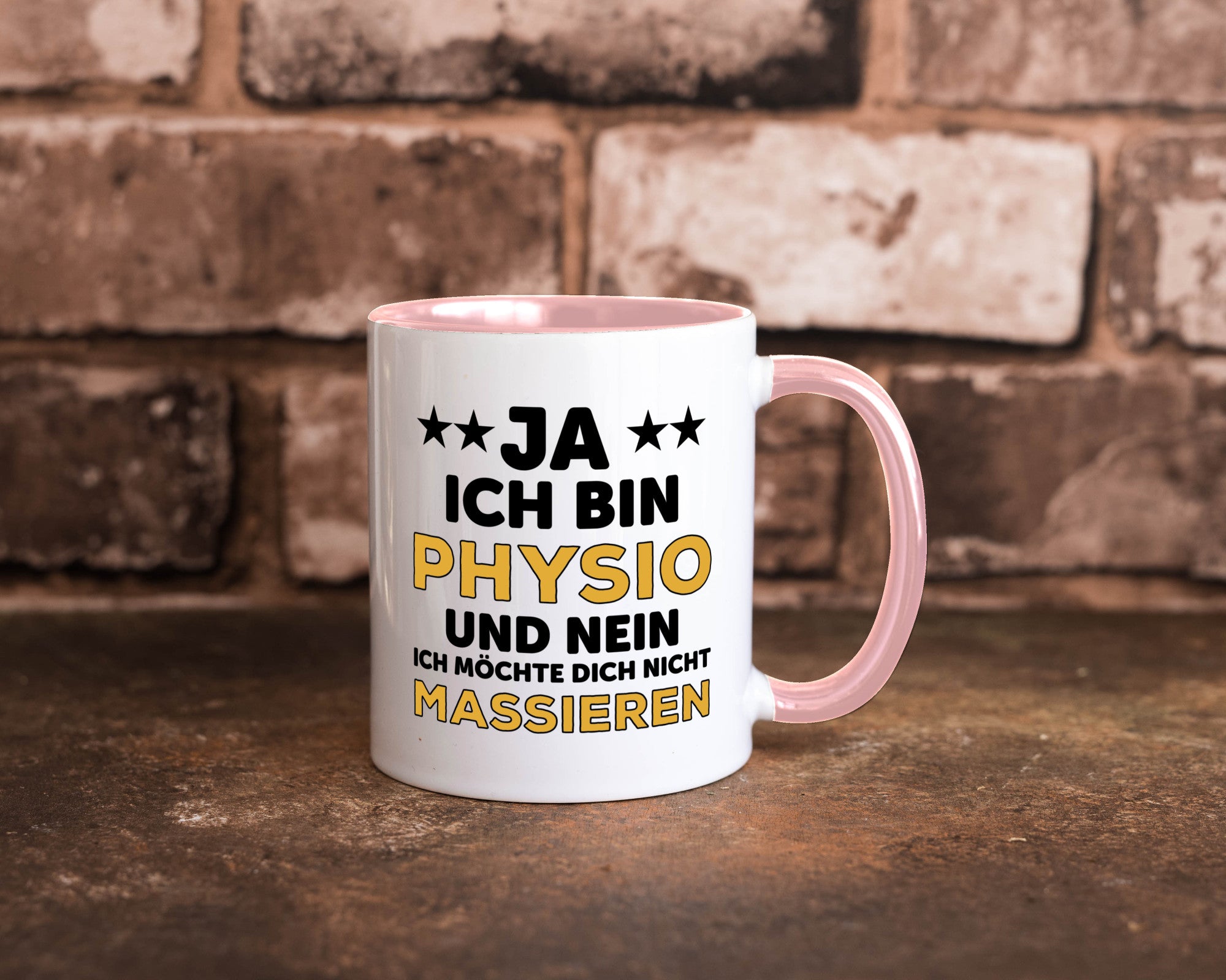 Ich bin Physio | lustige Spruch Tasse Physiotherapeut Geschenkidee Humor