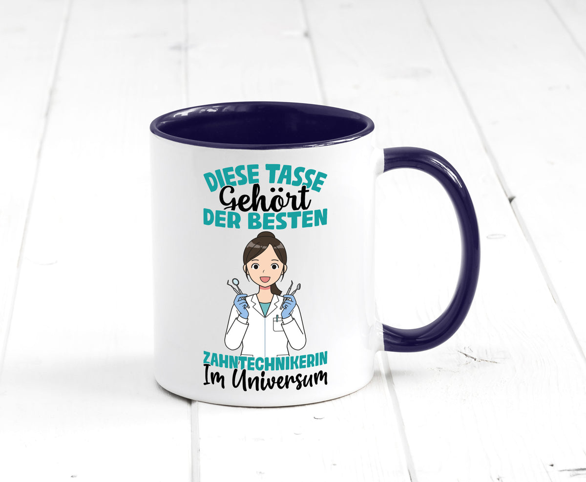 Im Universum: Zahntechnikerin | Zahnmedizin Humor Geschenkidee Tasse