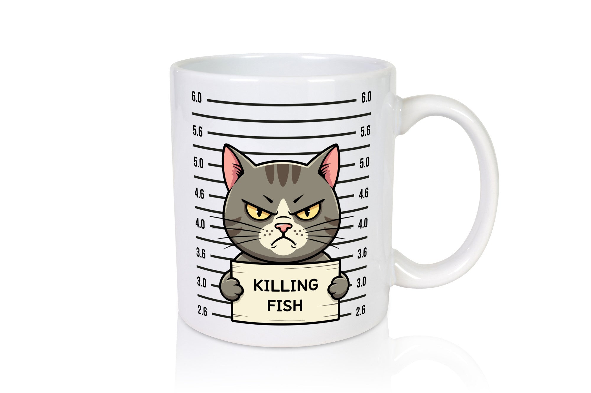 Böse katze hat den Fisch gegessen | Verhafung lustiger Spruch Geschenk