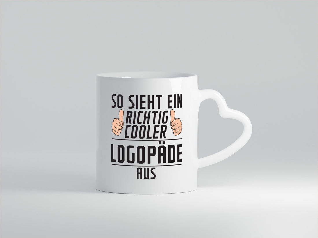 Richtig Cooler Logopäde | Sprachtherapie Geschenkidee Humor Tasse