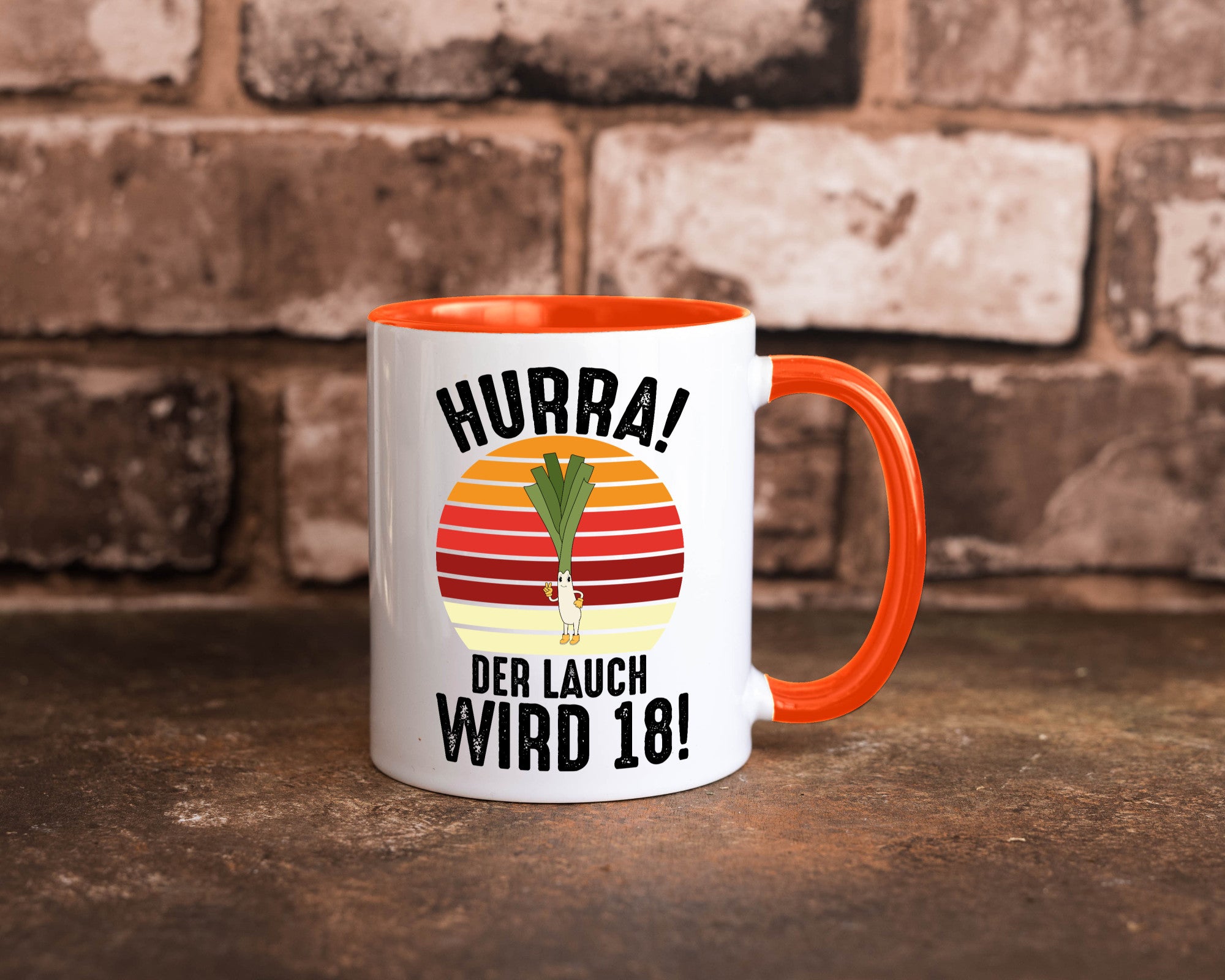 Hurra der lauch wird 18 | 18. Geburtstag Ehrentag lustiger Spruch Geschenk