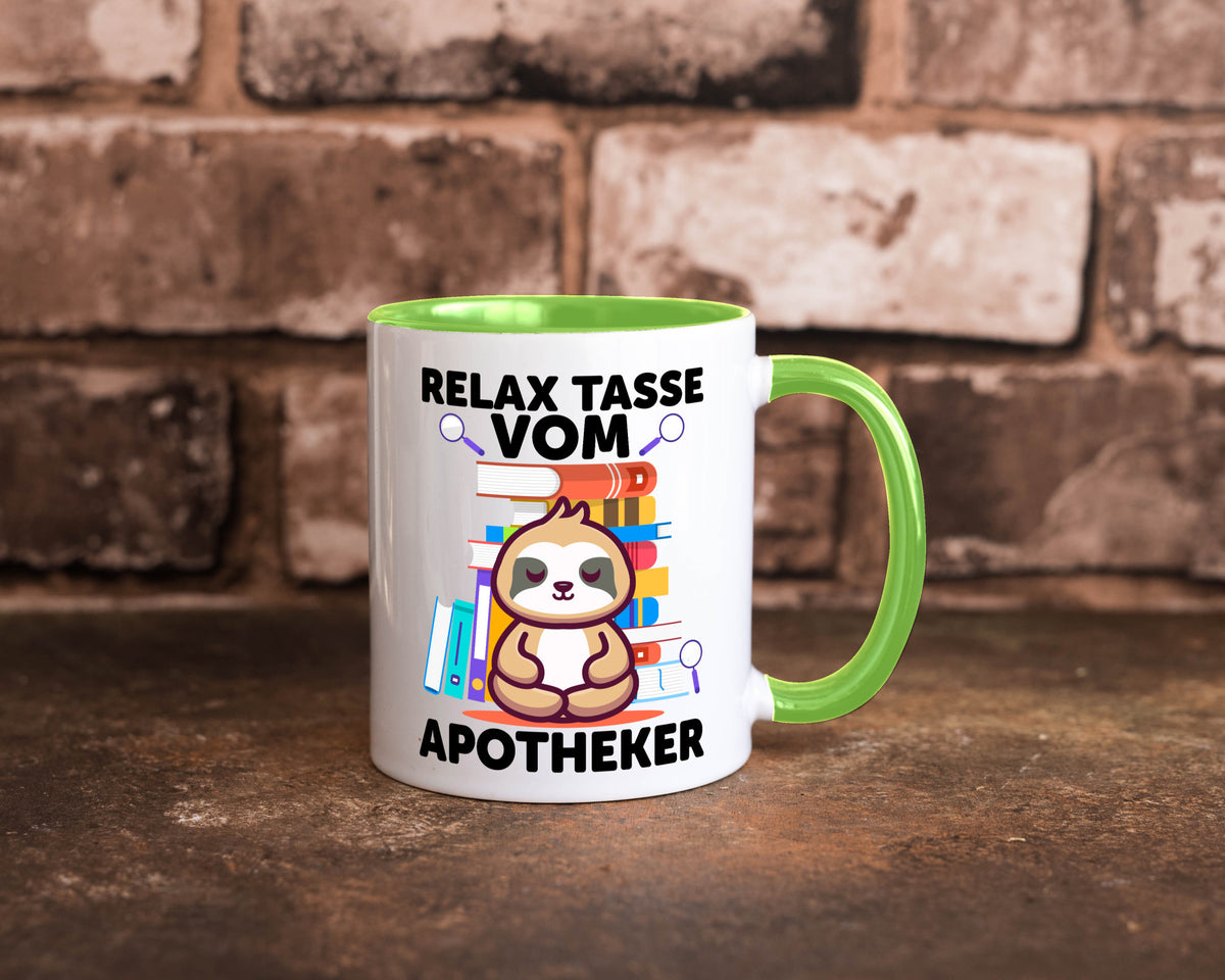 Relax Tasse: Apotheker | Apotheke Pharmazie lustiger Spruch Geschenk Humor