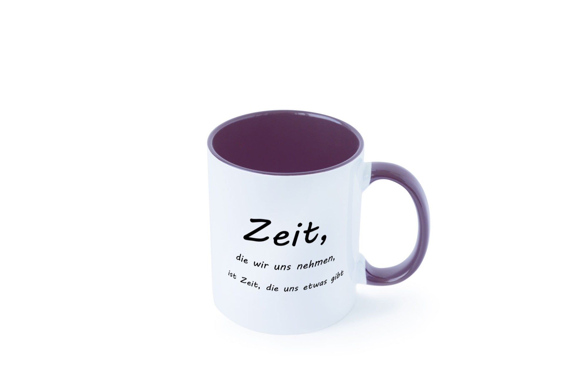 Zeit die wir uns nehmen ist etwas gibt Humor Geschenkidee Tasse