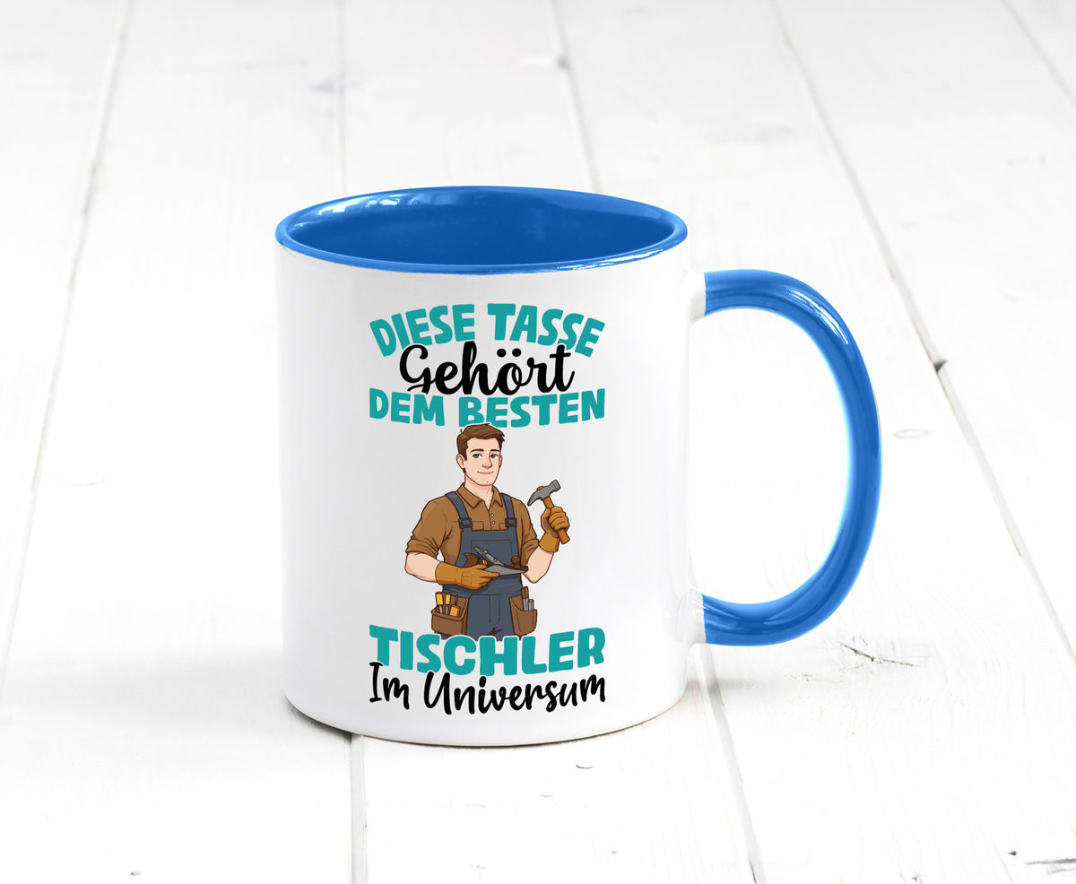 Im Universum: Tischler | Handwerk Beruf Tischlerei Geschenkidee Arbeit Kollegen Tasse