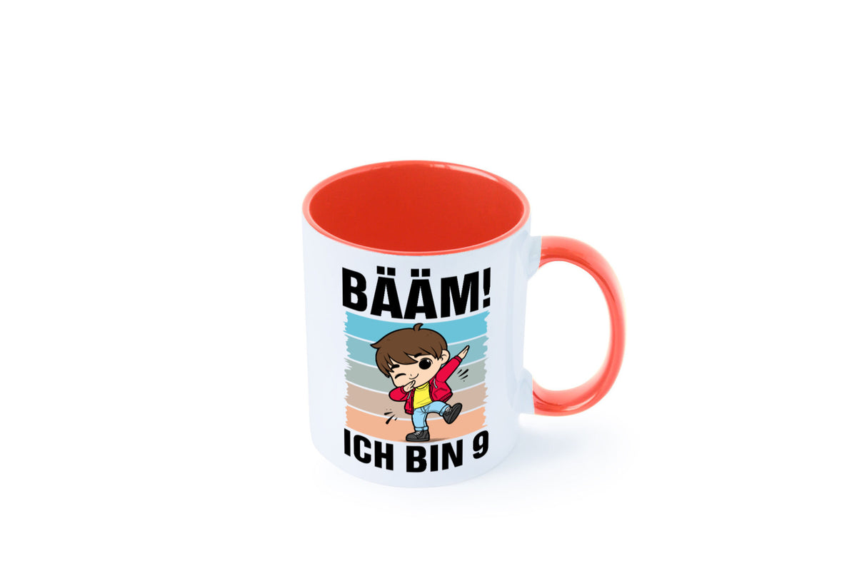 9. Geburtstag | Ich bin 9 Jahre Bäääm Dabbing Kind lustig Geschenkidee Geschenk Tasse
