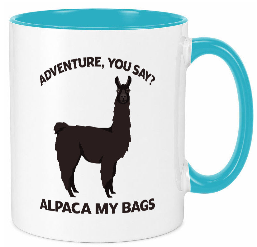 Adventure, Alpaca | Humor Geschenkidee Tasse