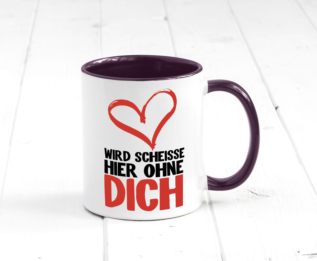 Wird Scheisse Geschenk Humor Geschenkidee lustiger Spruch Tasse