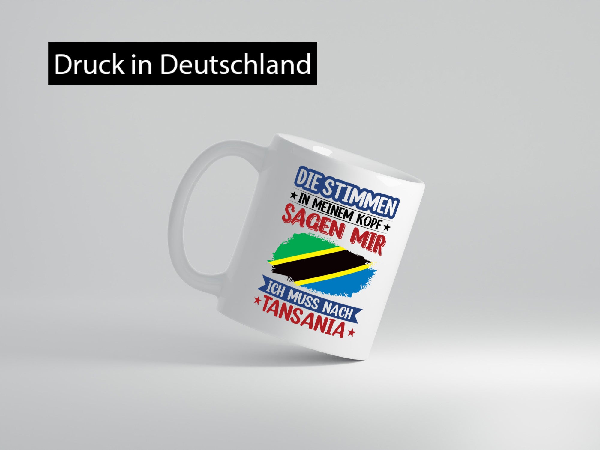 Tansania | Urlaub Stimmen in meinem Kopf Traumland v2 lustiger Spruch Geschenk