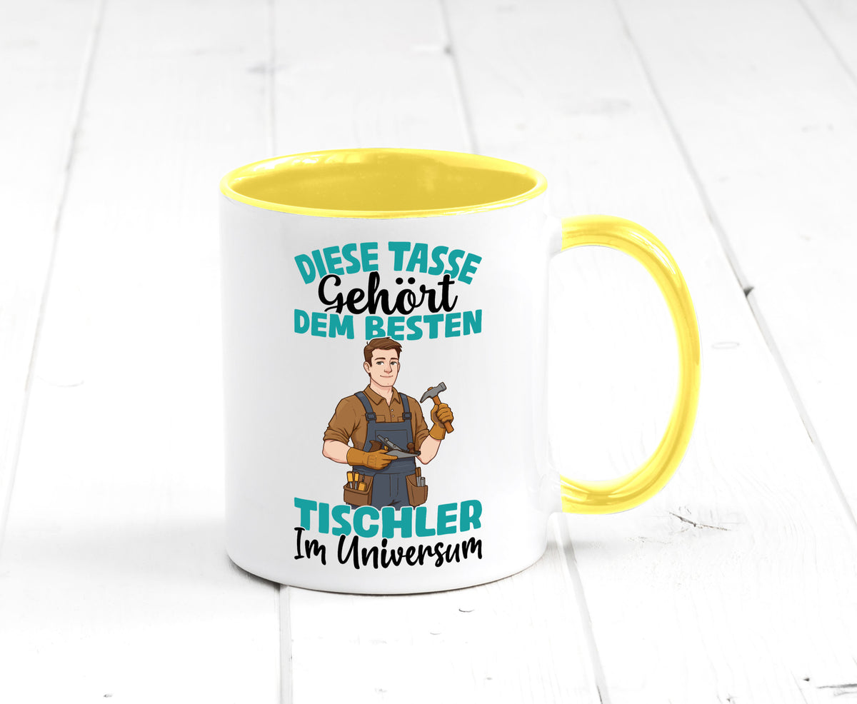 Im Universum: Tischler | Handwerk Beruf Tischlerei Geschenkidee Arbeit Kollegen Tasse