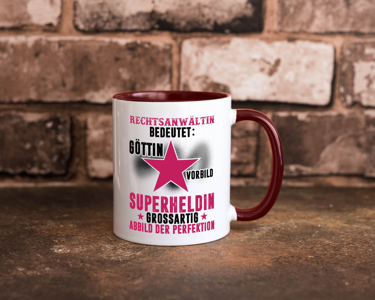 Bedeutung von Rechtsanwältin | Jurstin Anwältin Humor Geschenkidee Tasse