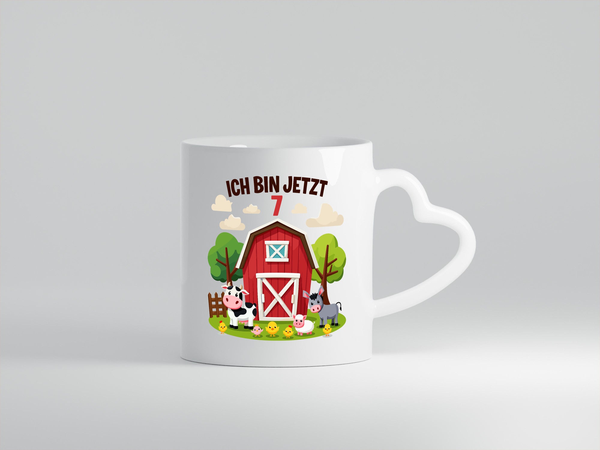 7. Geburtstag | 6 Jahre Bauernhof und Tiere lustig Geschenkidee Geschenk Tasse
