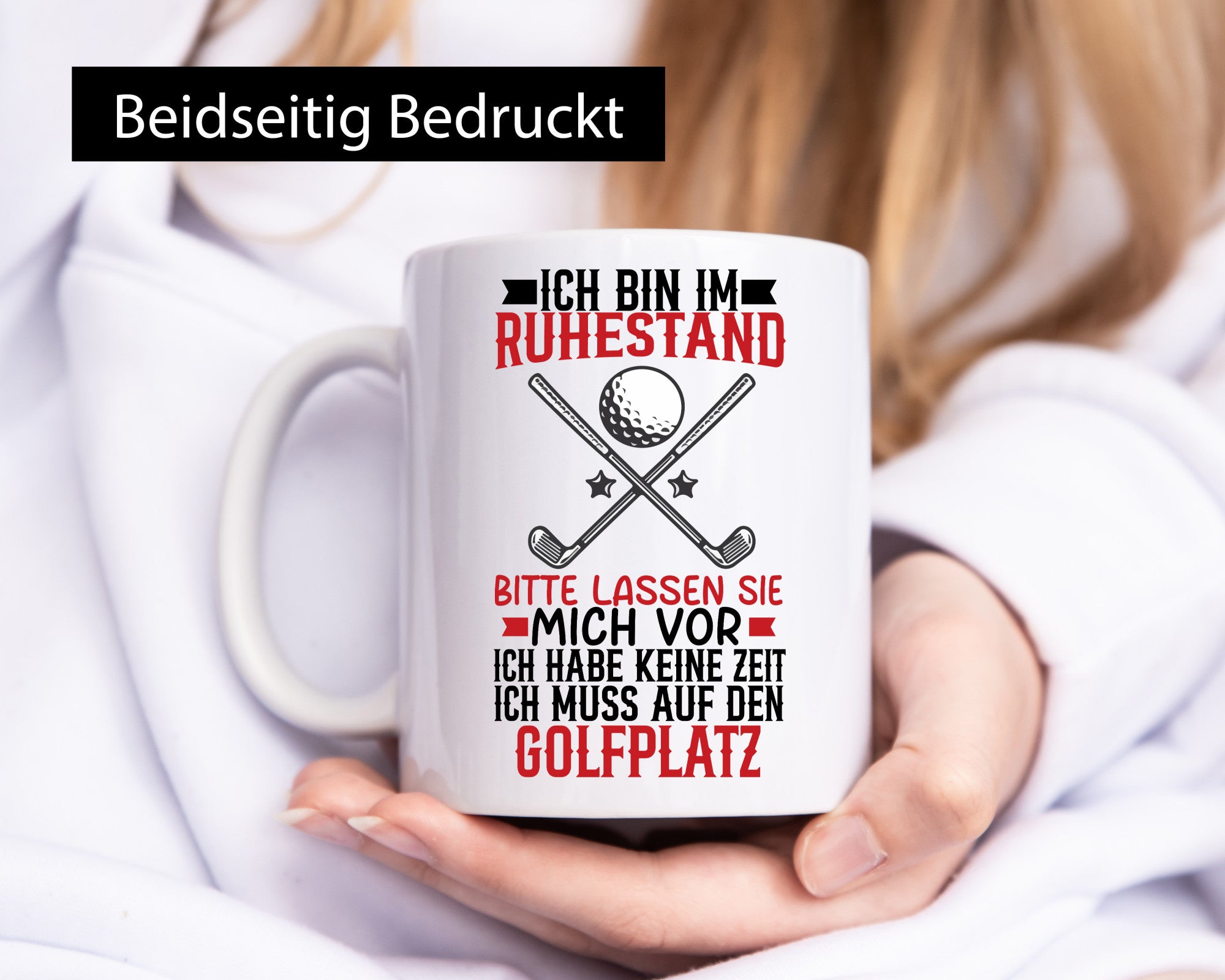Rentner | Golf spielen Golfplatz Ruhestand genießen lustig Jubiläum Geschenk