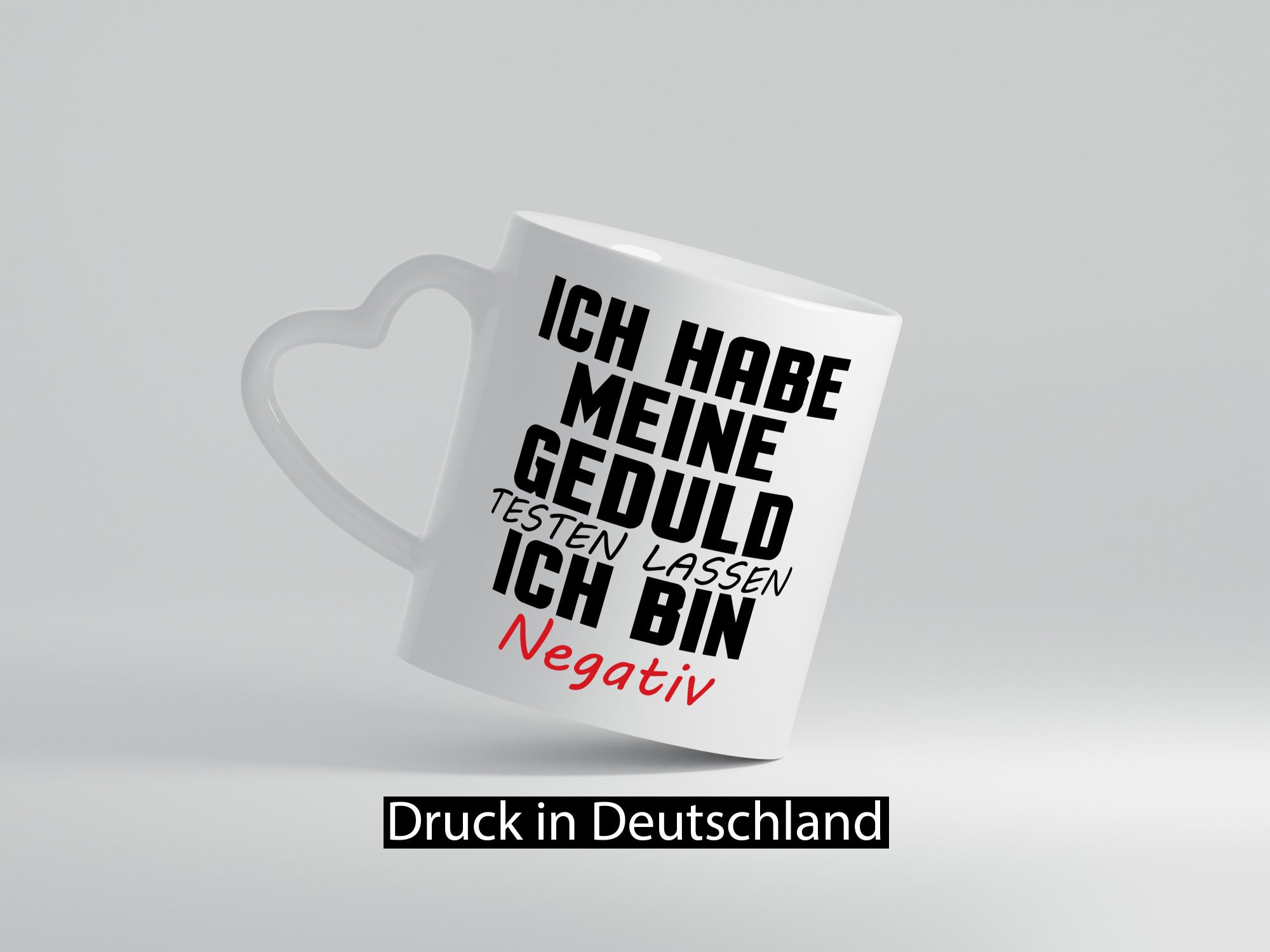 Geduld testen lassen. negativ | Entspannung Eile Witz Humor Geschenkidee Tasse