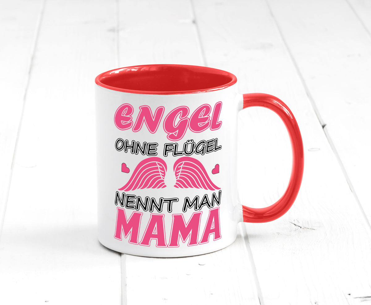 Mama Engel Humor Familie Geschenkidee Tasse
