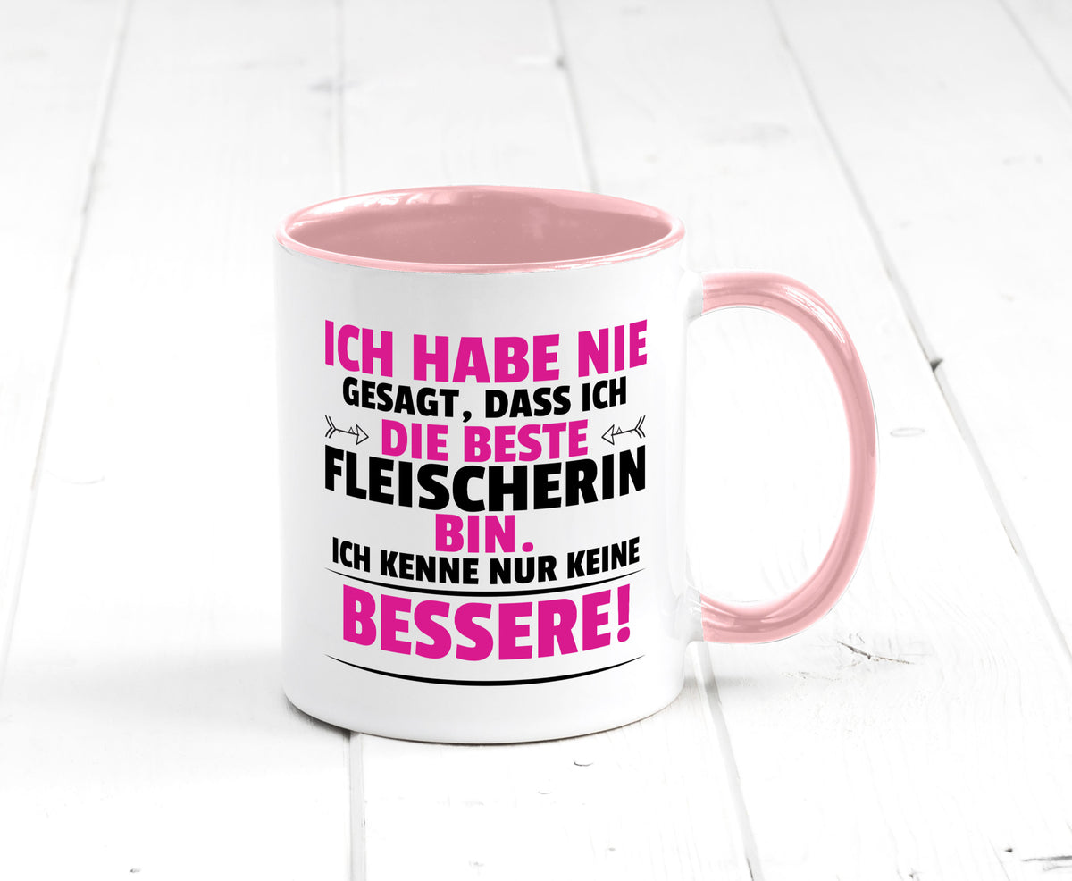 Die Beste Fleischerin | Schlachterei lustiger Spruch Geschenk Humor Tasse