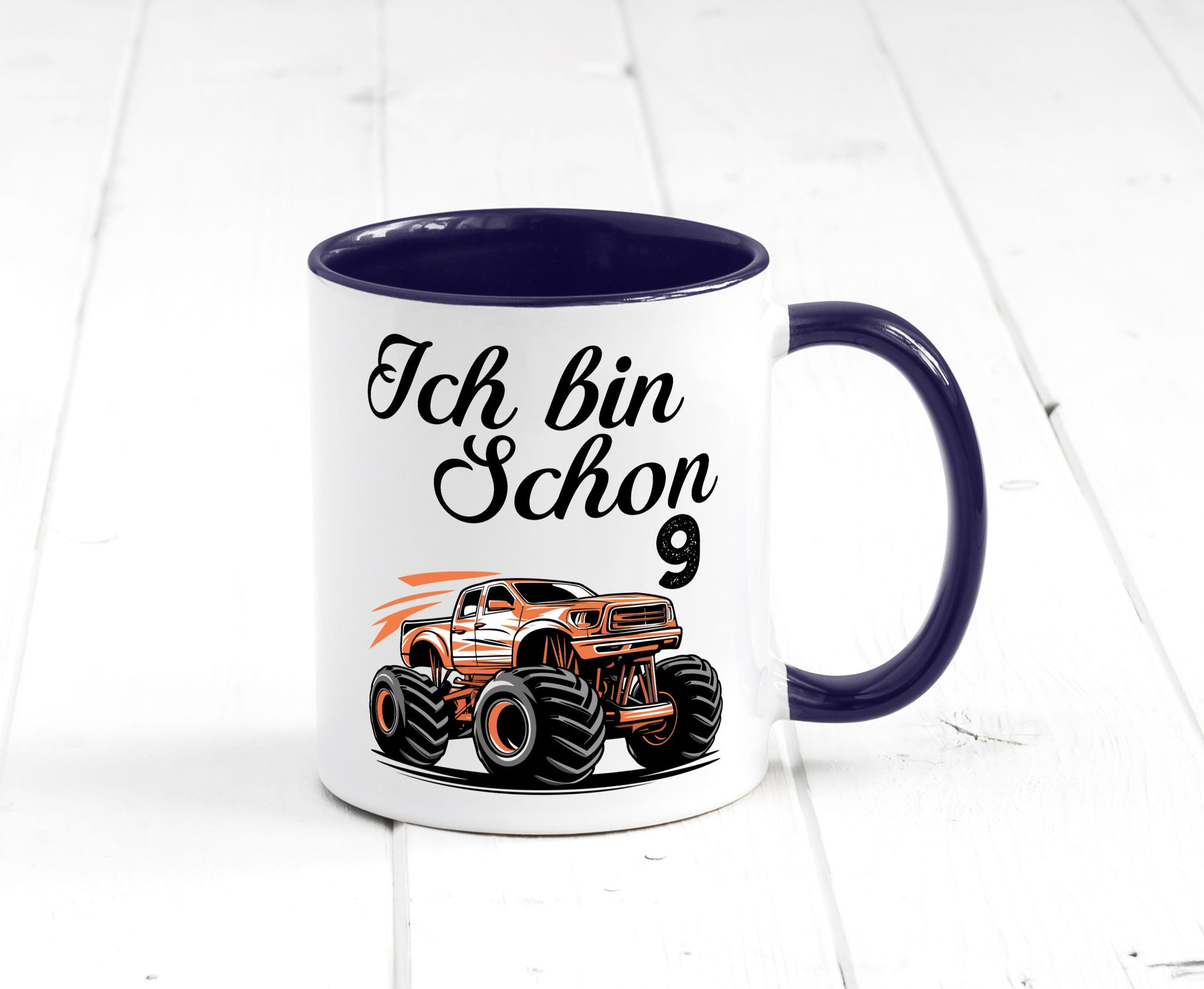 9. Geburtstag | Monster truck 9 Jahre lustiger Spruch Geschenk Geschenkidee