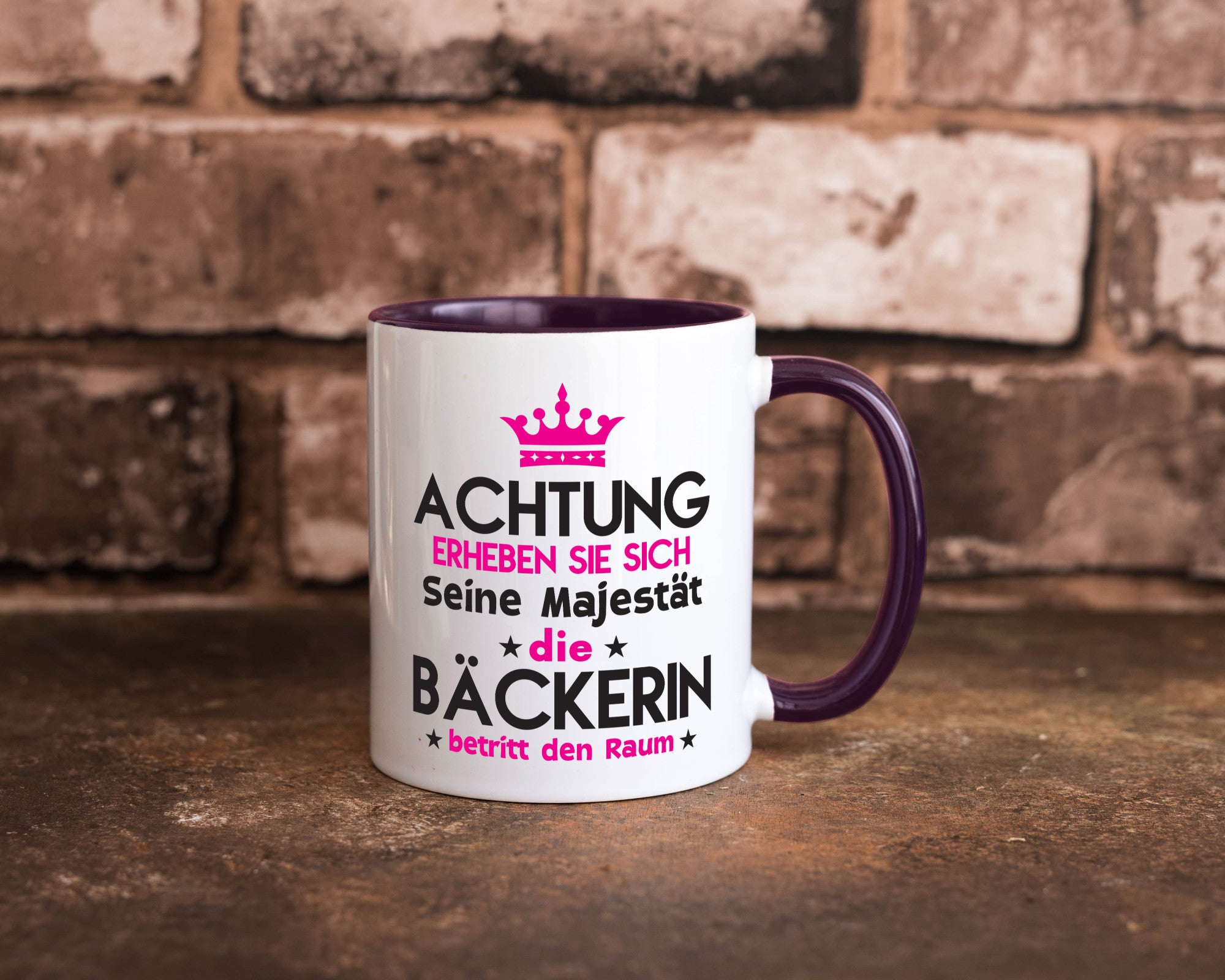 Seine Majestät Bäckerin | Bäckerei Frauen Backen Humor Geschenkidee Tasse