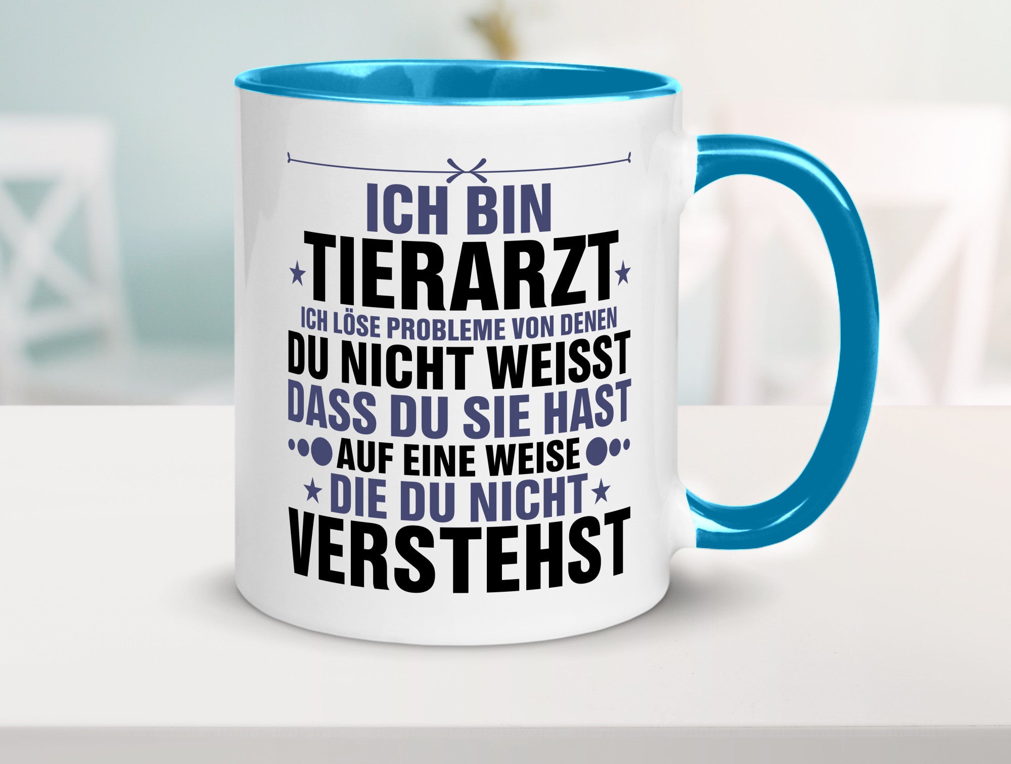 Löse Probleme: Tierarzt | Tiermedizin Mediziner Geschenk Tierliebhaber Humor