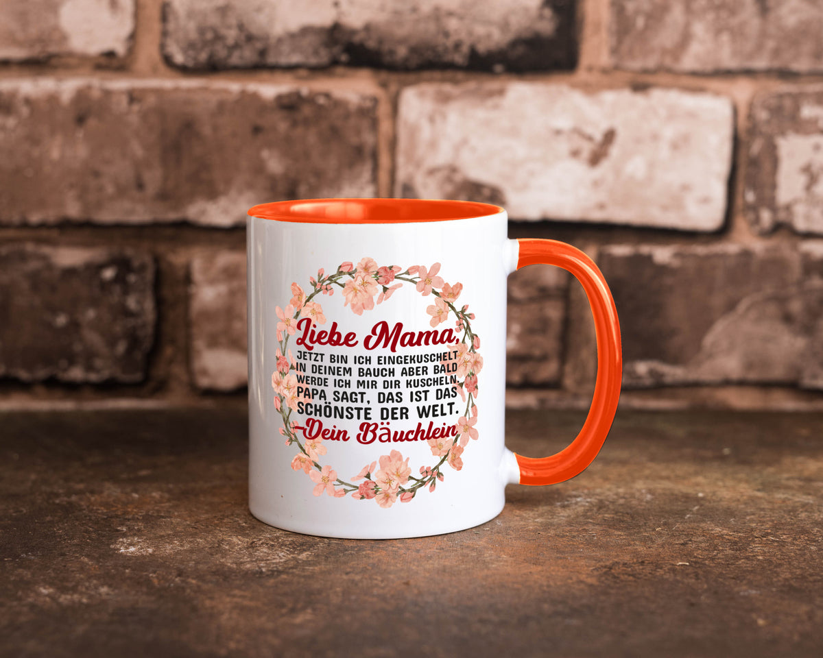 Liebe Mama | Schwangerschaft Tasse Baby süß Humor Familie Geschenkidee