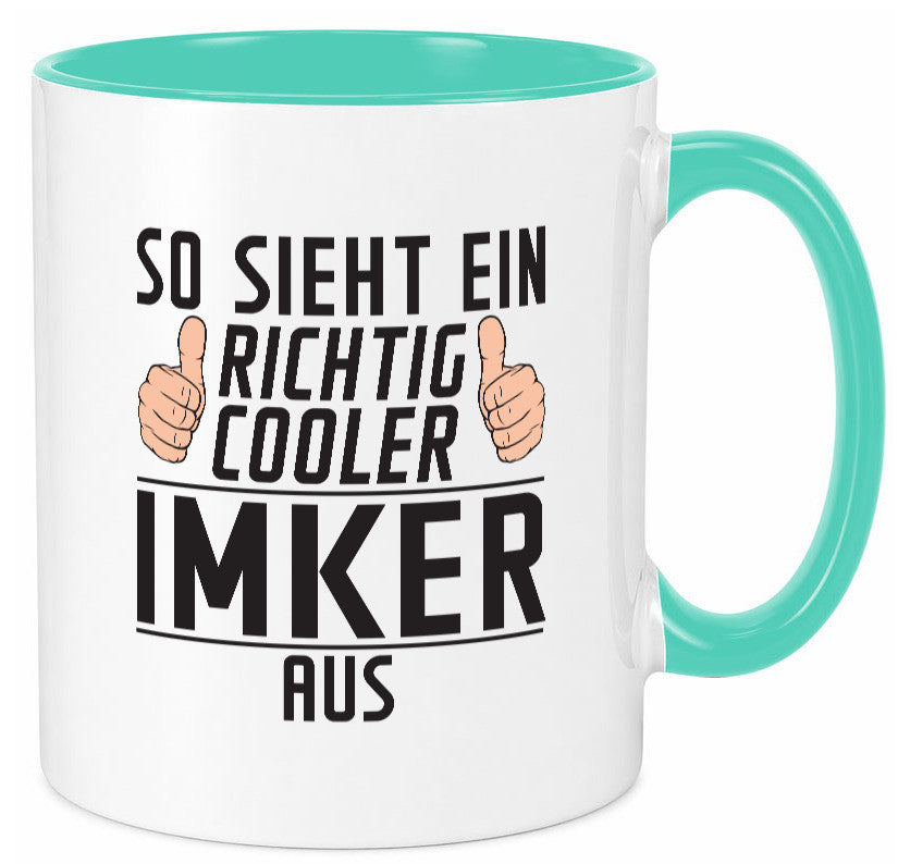Richtig Cooler Imker | Imkerei Geschenkidee Humor Tasse