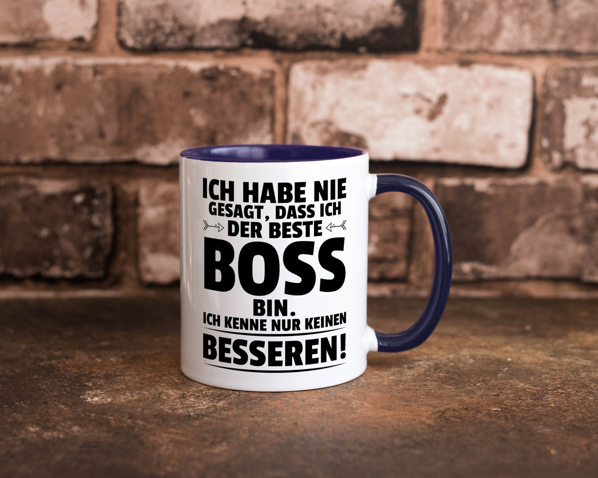 Der Beste Boss | Führungskraft Vorgesetzter lustiger Spruch Geschenk Humor Tasse