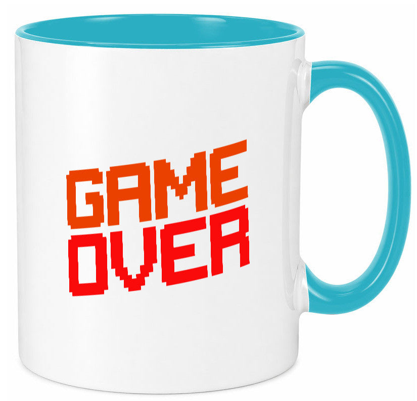 Game Over | Gamer Zocker Retro PC Nerd Pixel Geschenkidee Humor Tasse