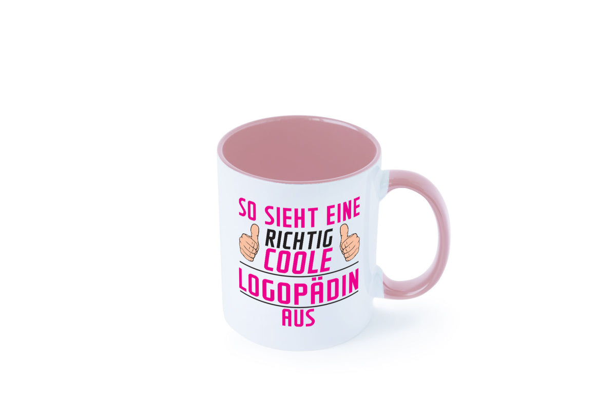 Richtig Coole Logopädin | Sprachtherapie Humor Geschenkidee Tasse