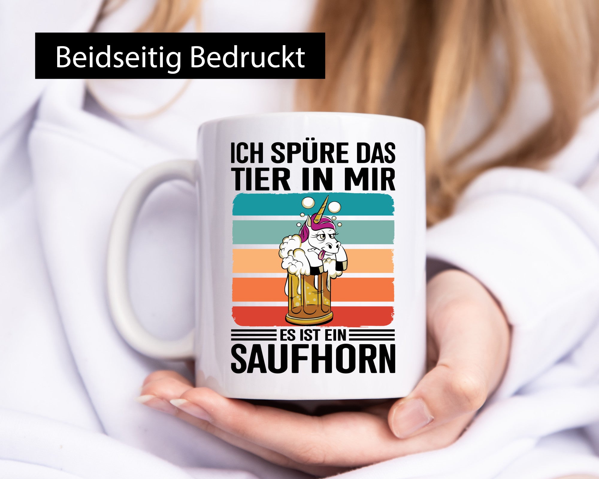 Ich spüre das Tier in mir es ist ein Saufhorn | Einhorn Humor Tierliebhaber