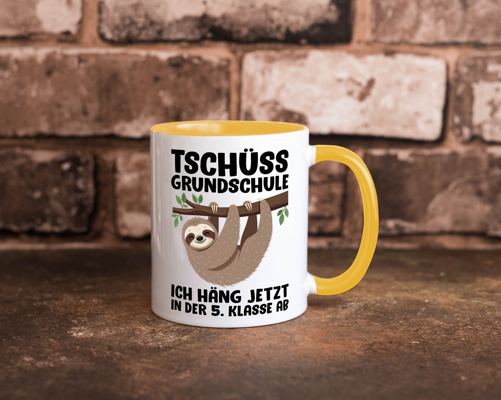 Tschüss Grundschule ich häng jetzt in der 5. Klasse ab Humor Geschenkidee Tasse