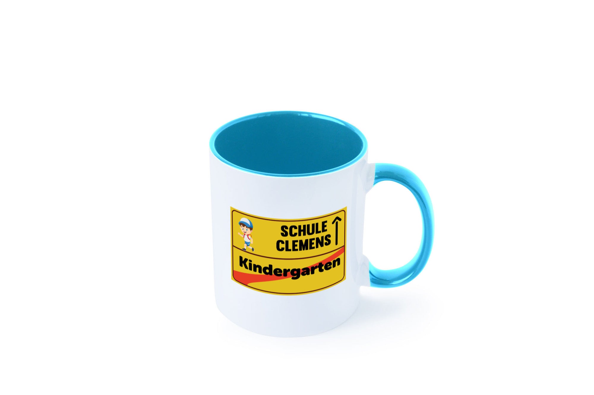 Bye Kindergarten | Schule Clemens Geschenkidee Humor Tasse