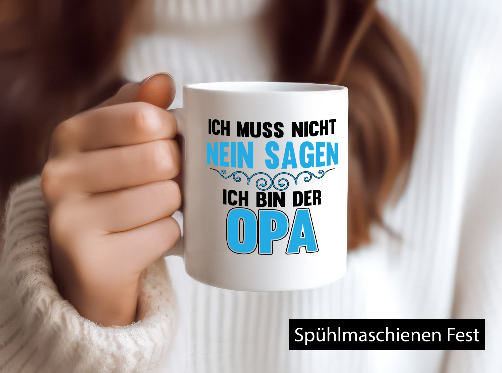 Ich muss nicht nein sagen | Enkel Opa Bester Großvater lustiger Spruch Geschenk