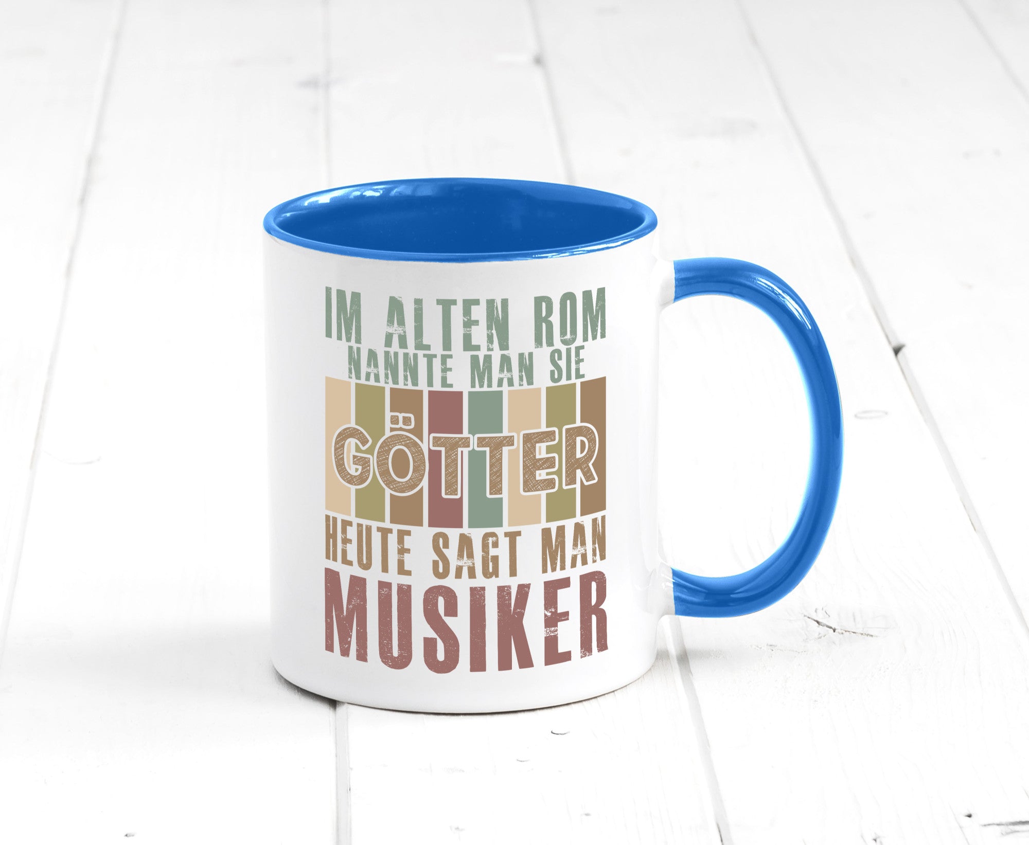 Heute sagt man: Musiker | Musik Musikant Humor Geschenkidee Tasse
