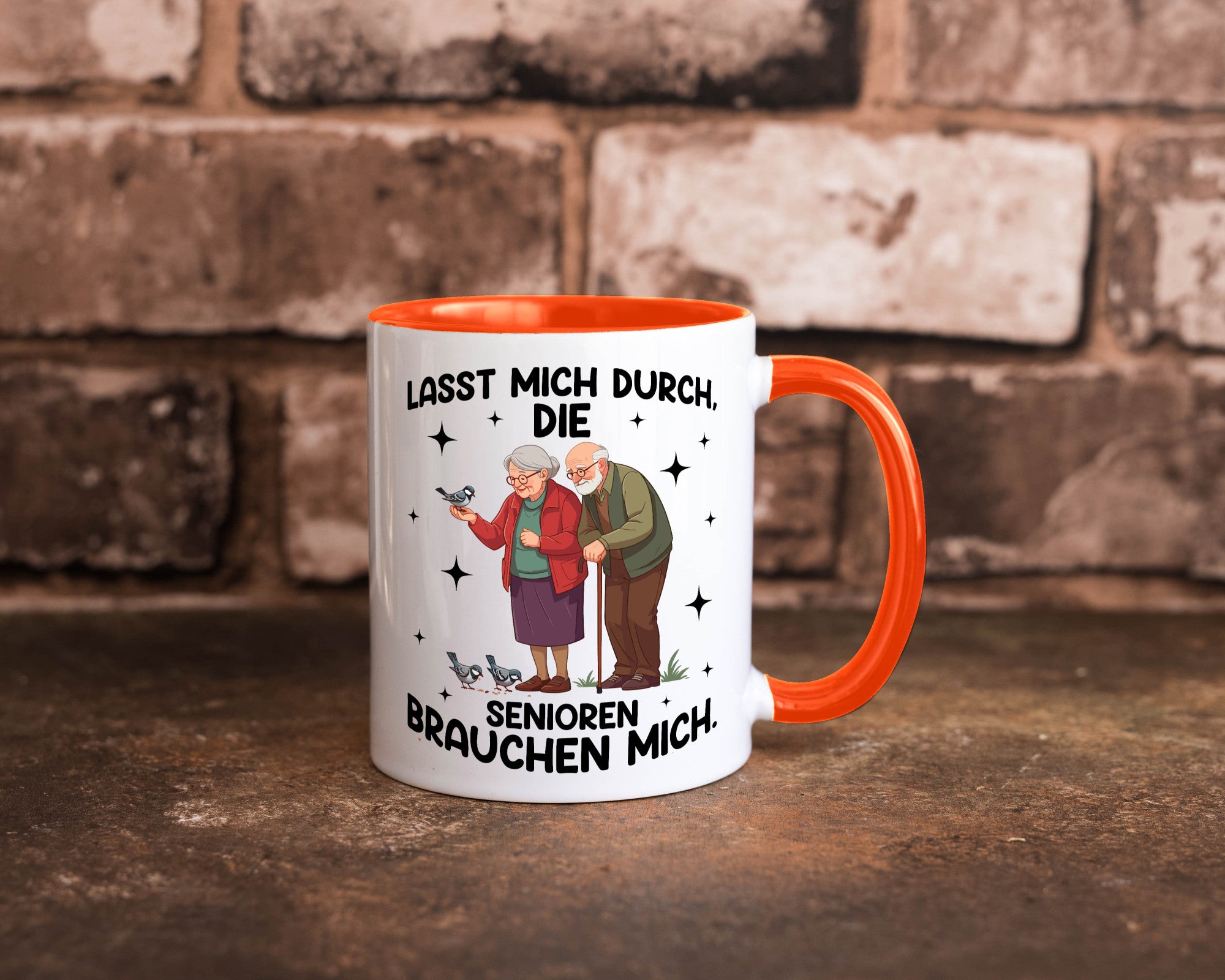 Senioren brauchen mich | Altenpflege Pflegekraft lustiger Spruch Geschenk Humor
