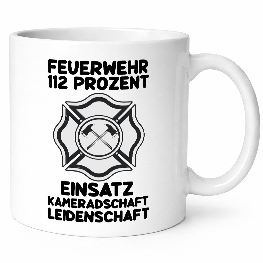 Feuerwehr | 112 Kameradschaft Einsatz Feuerwehrmann lustiger Spruch Geschenk