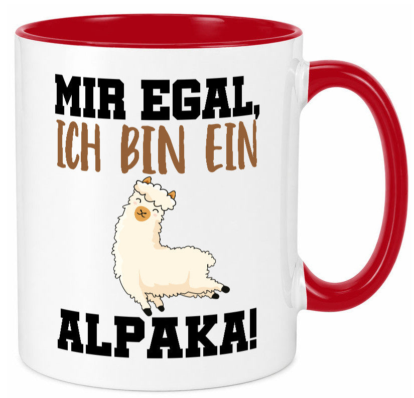 Ich bin ein Alpaka! Geschenk Humor Geschenkidee lustiger Spruch Tasse