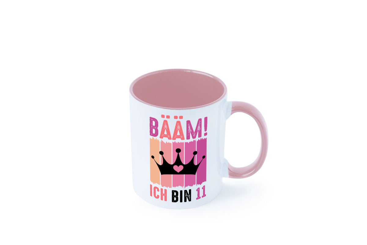 11. Geburtstag | 11 Jahre Bääm ich bin Krone Humor Geschenkidee Tasse