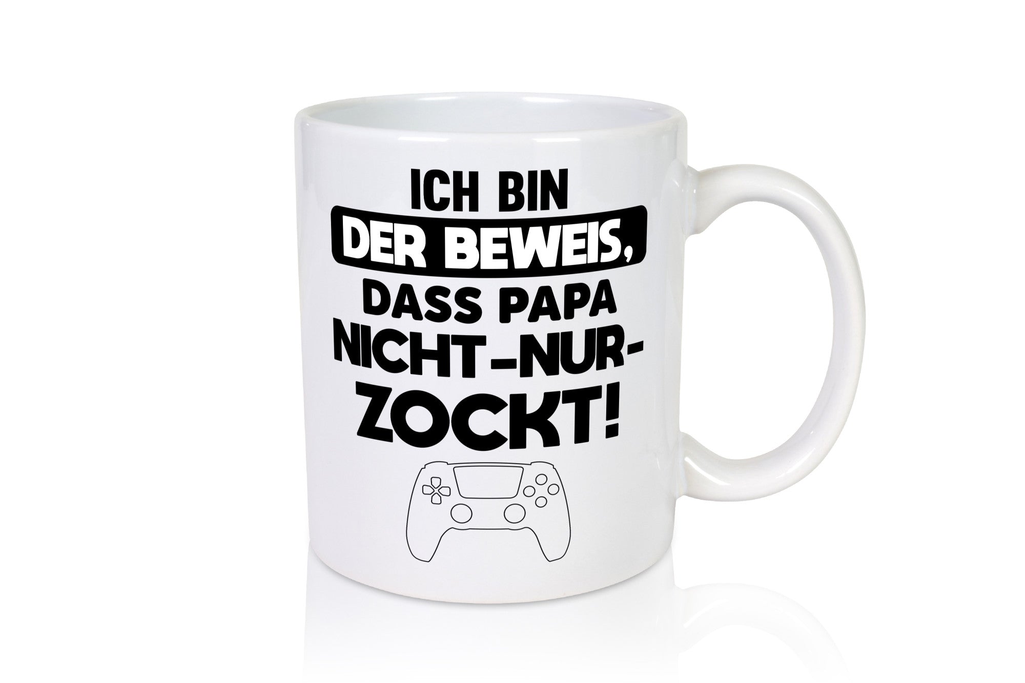 ich bin der Beweis dass papa nicht nur Zockt | Zocker Geschenk Humor