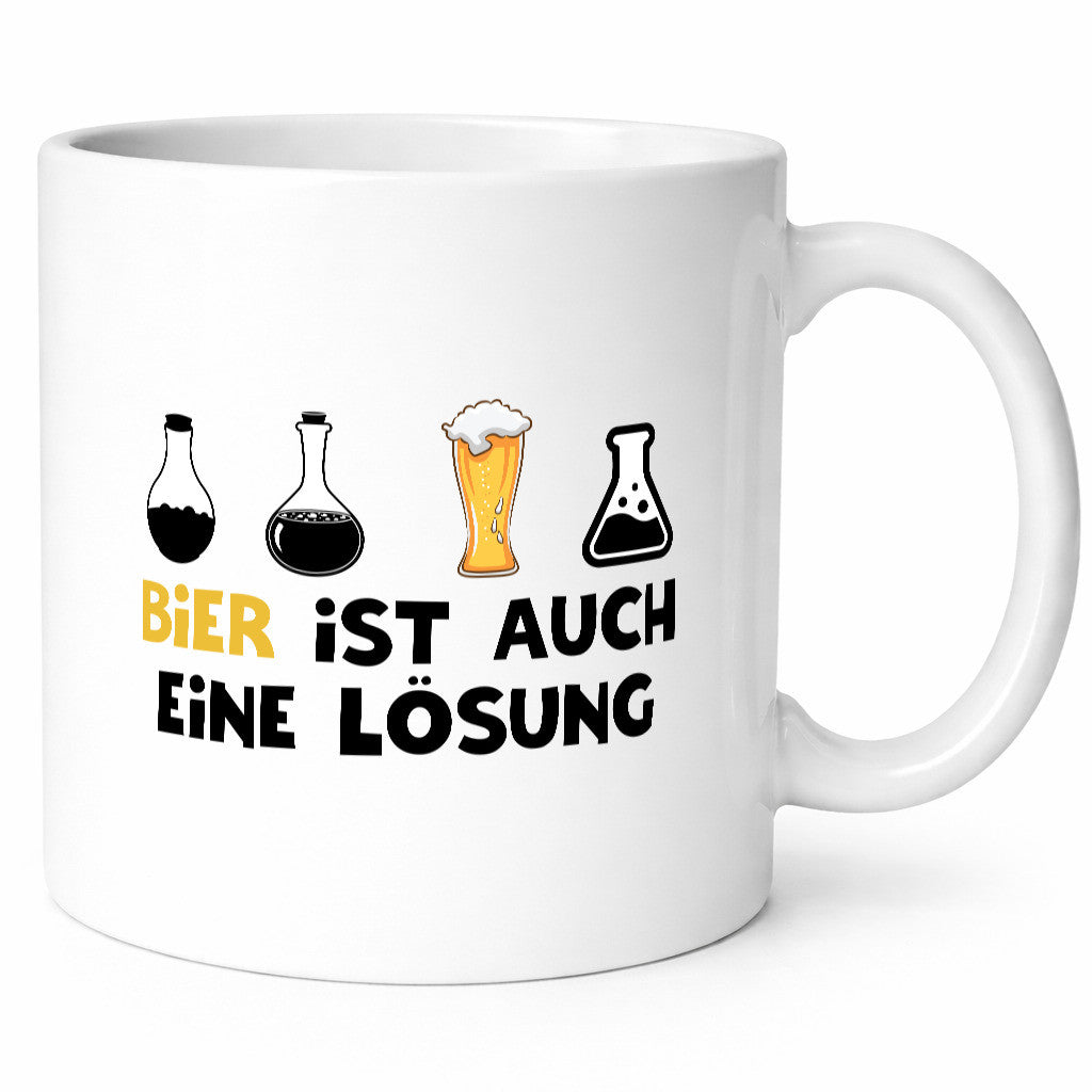 Bier ist auch eine Lösung | Bierliebhaber Biertrinker Geschenk Humor