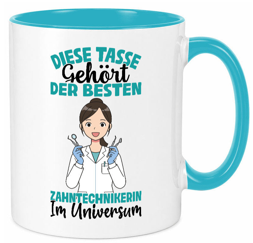 Im Universum: Zahntechnikerin | Zahnmedizin Humor Geschenkidee Tasse