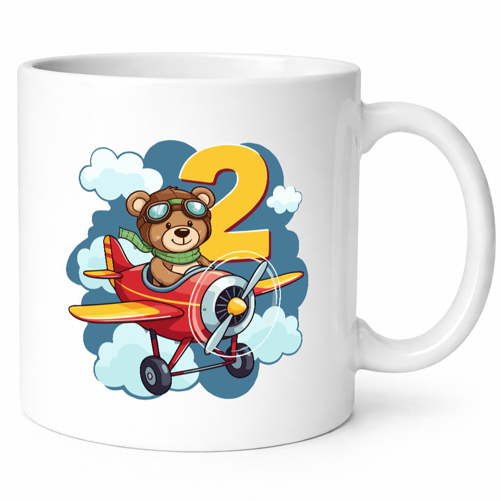 2. Geburtstag | 2 Jahre Kinder Pilot Flugzeug lustiger Spruch Geschenk