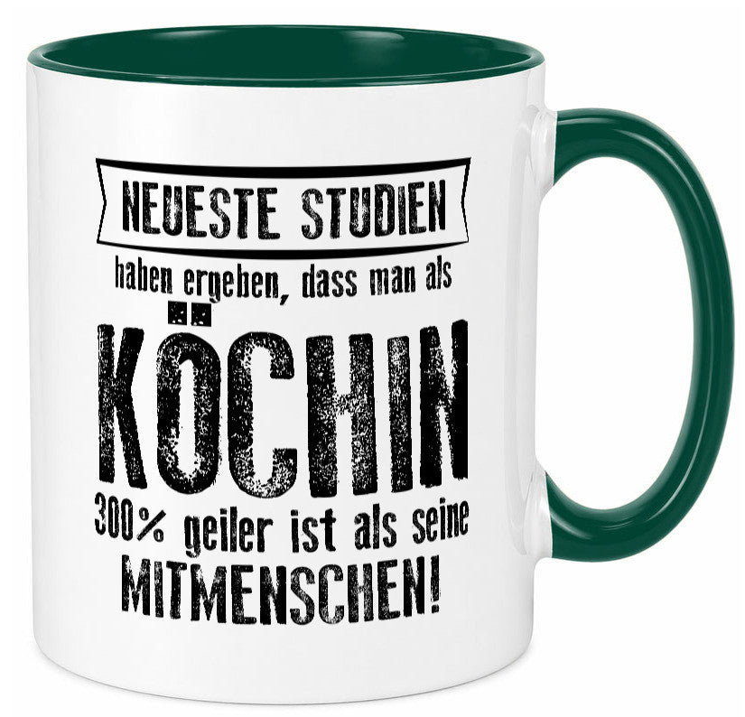 Neuste Studien: Köchin | Chefköchin Chefkoch Geschenk Arbeit Kollegen Büro Tasse