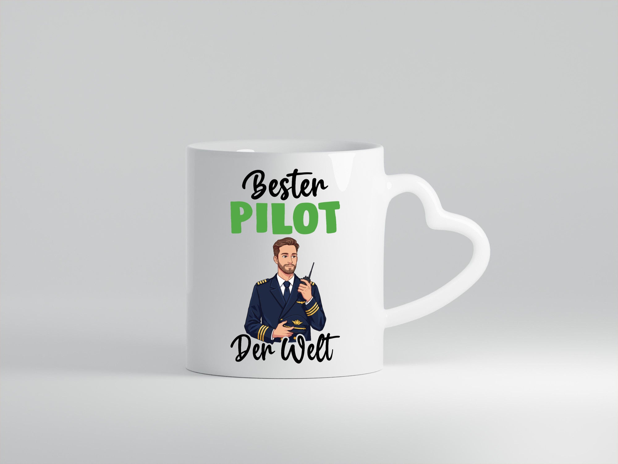 Bester Pilot | Flugzeug Piloten v2 Humor Geschenkidee Tasse