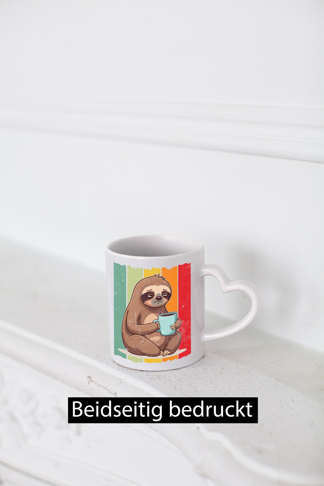 Bevor du fragst nein | Faultier Kaffee Ich hasse Menschen lustig Tierliebhaber