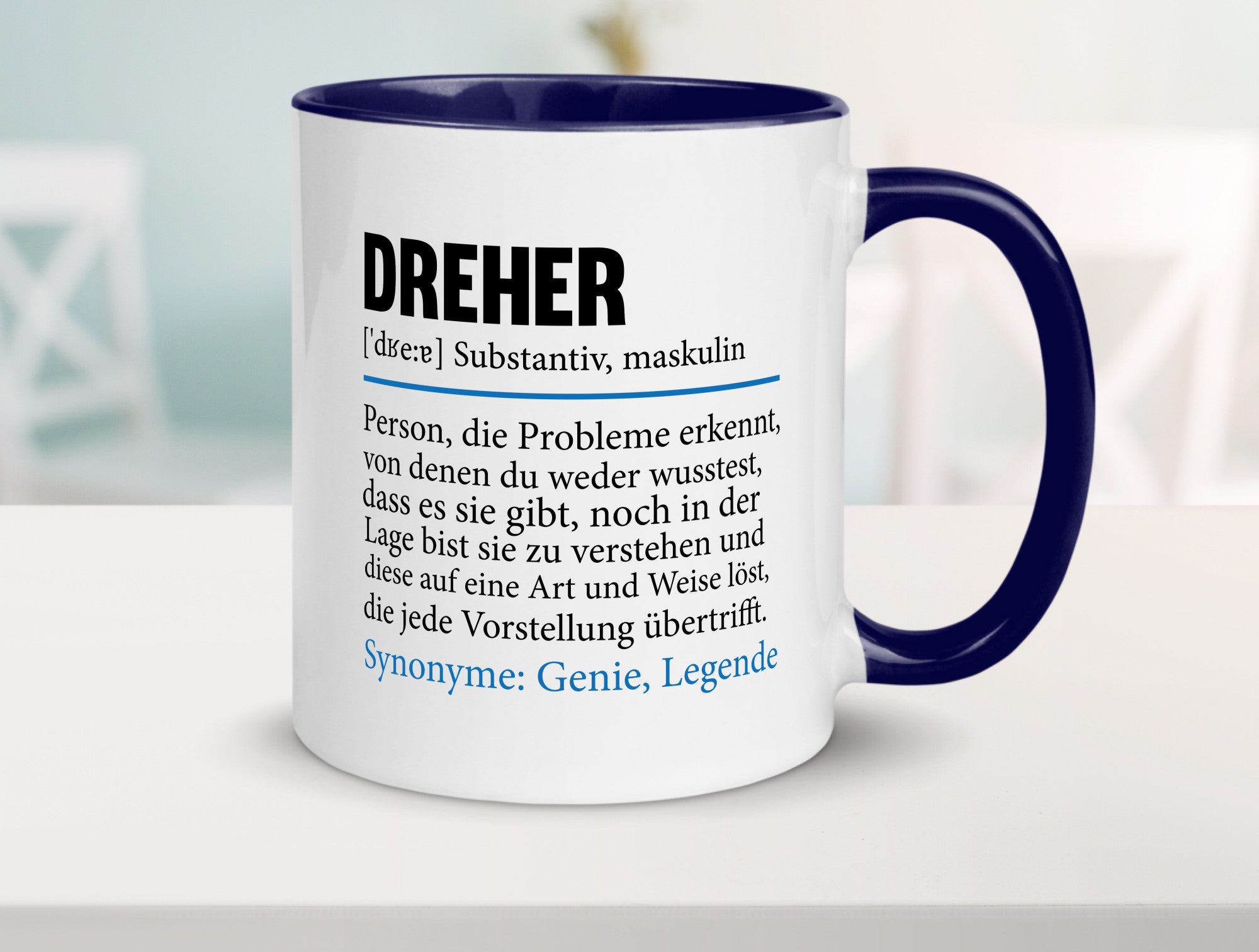 Dreher Humor | Fräser Zerspannungsmechaniker Geschenkidee Tasse
