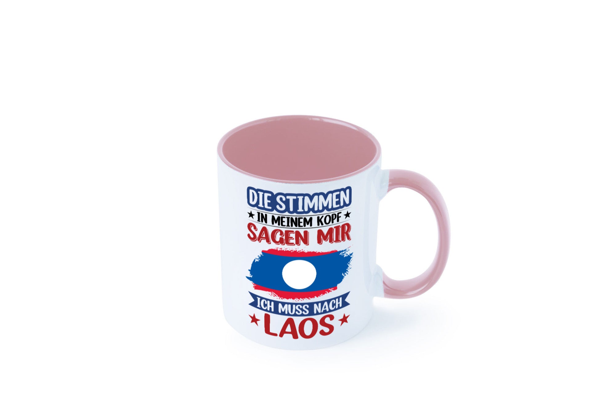 Laos | Urlaub Stimmen in meinem Kopf Traumland lustig Humor Geschenkidee